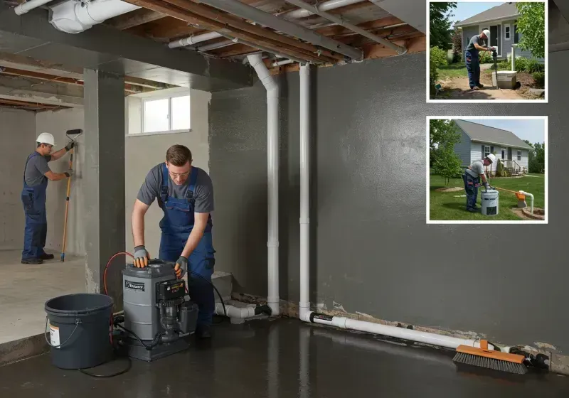 Basement Waterproofing and Flood Prevention process in Peachtree Corners, GA